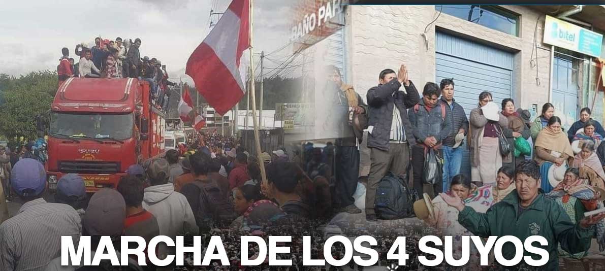 Perú, 19 de enero: Marcha de los cuatro suyos"